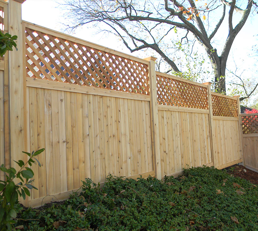 Wood Privacy Screen Fence Installation in Massachusetts - Top 2